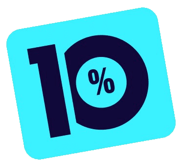 10%